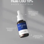 Huile de CBD 10% Broad Spectrum – Marque Blanche – 10ml