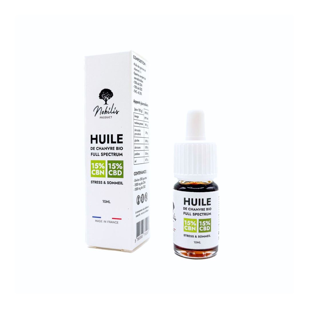 HUile CBD Full Spectrum Nobilis 15CBD CBN