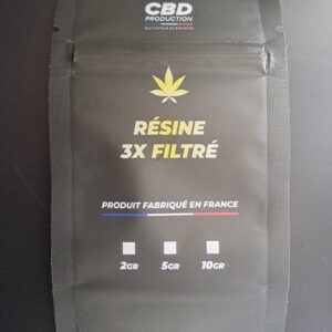 Sachet Résine 3x filtré